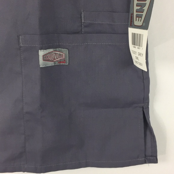 Scrubzone gray house calls front pockets - Picture 2 of 5